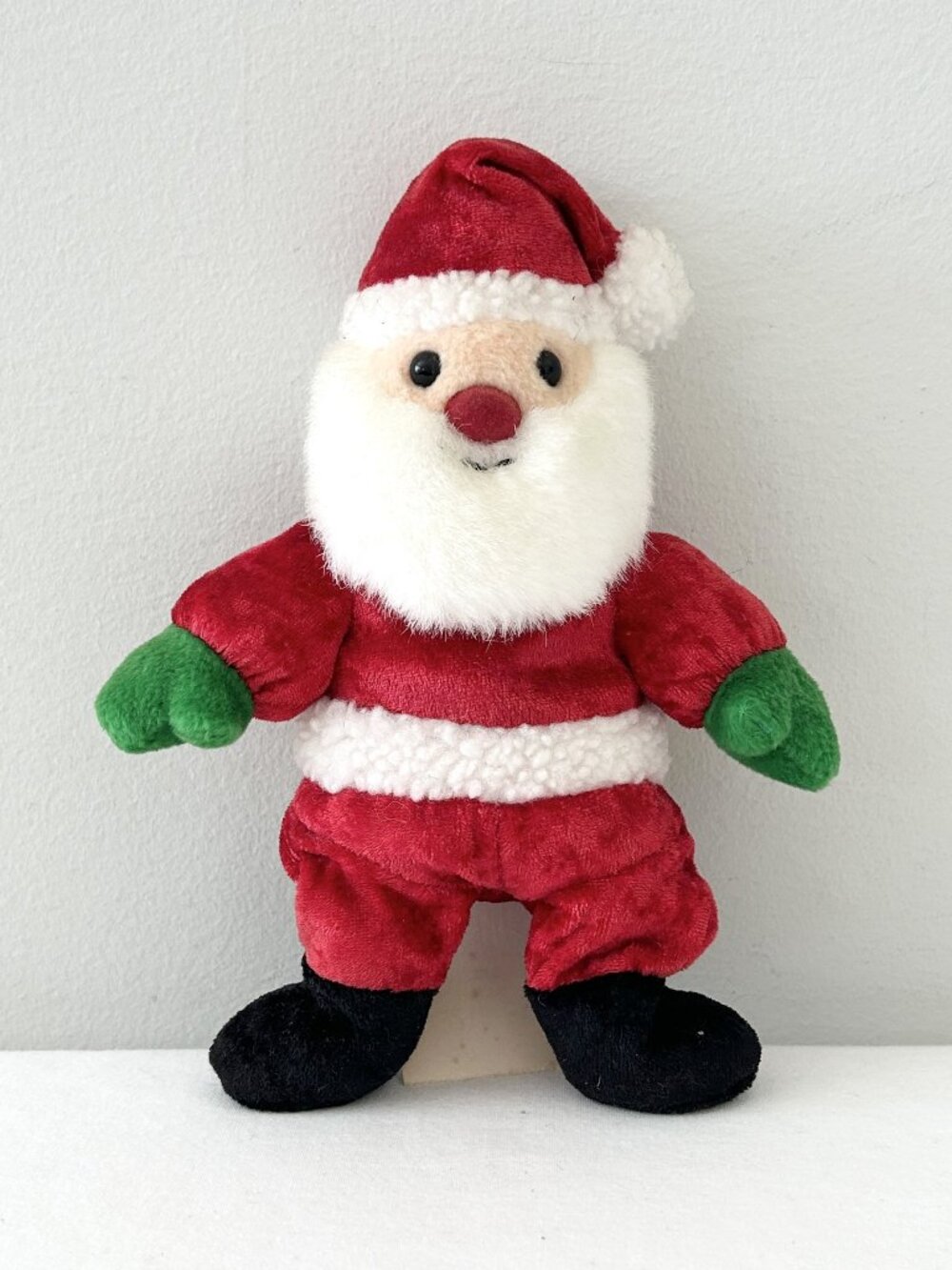Macy’s Charter Club NICKIE Santa Plush 9” Christmas Stuffed Animal Toy NWT